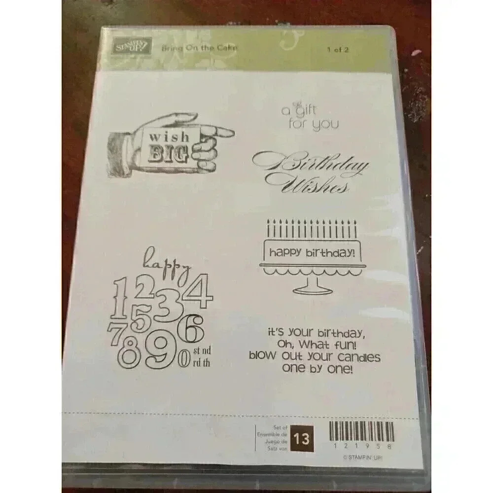 Stampin' Up!  Bring on the Cake   Stamp Set  ~